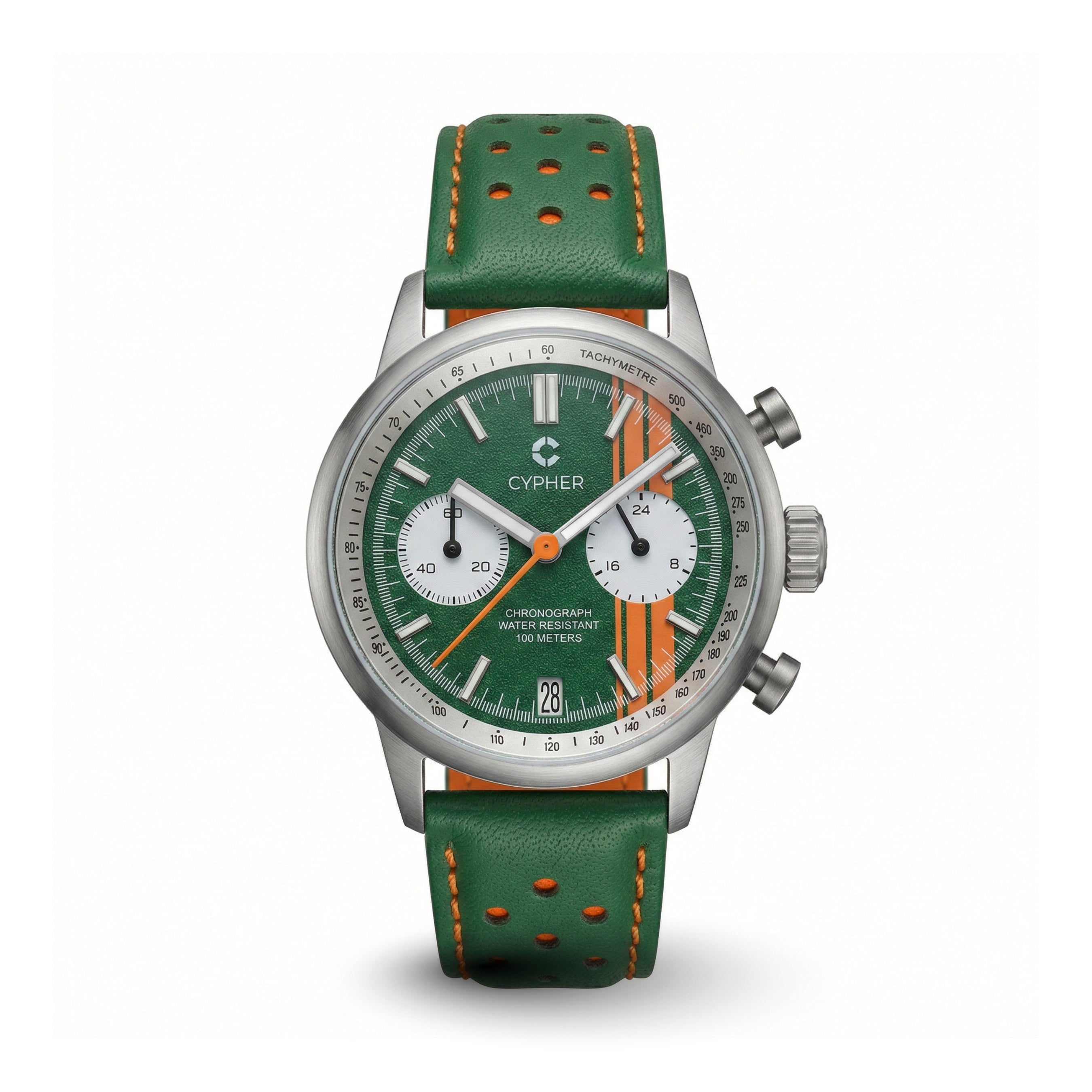 Cypher Paddock '74 Black Dial Chronograph - Vintage Racing Watch