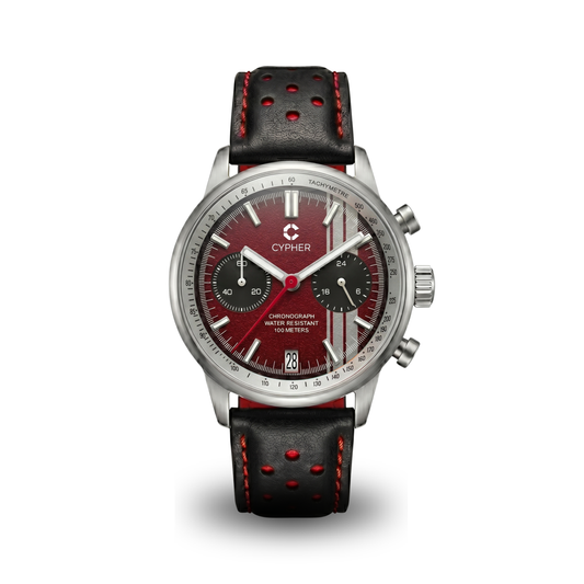 Cypher Paddock '74 - Monza Red - Black Strap