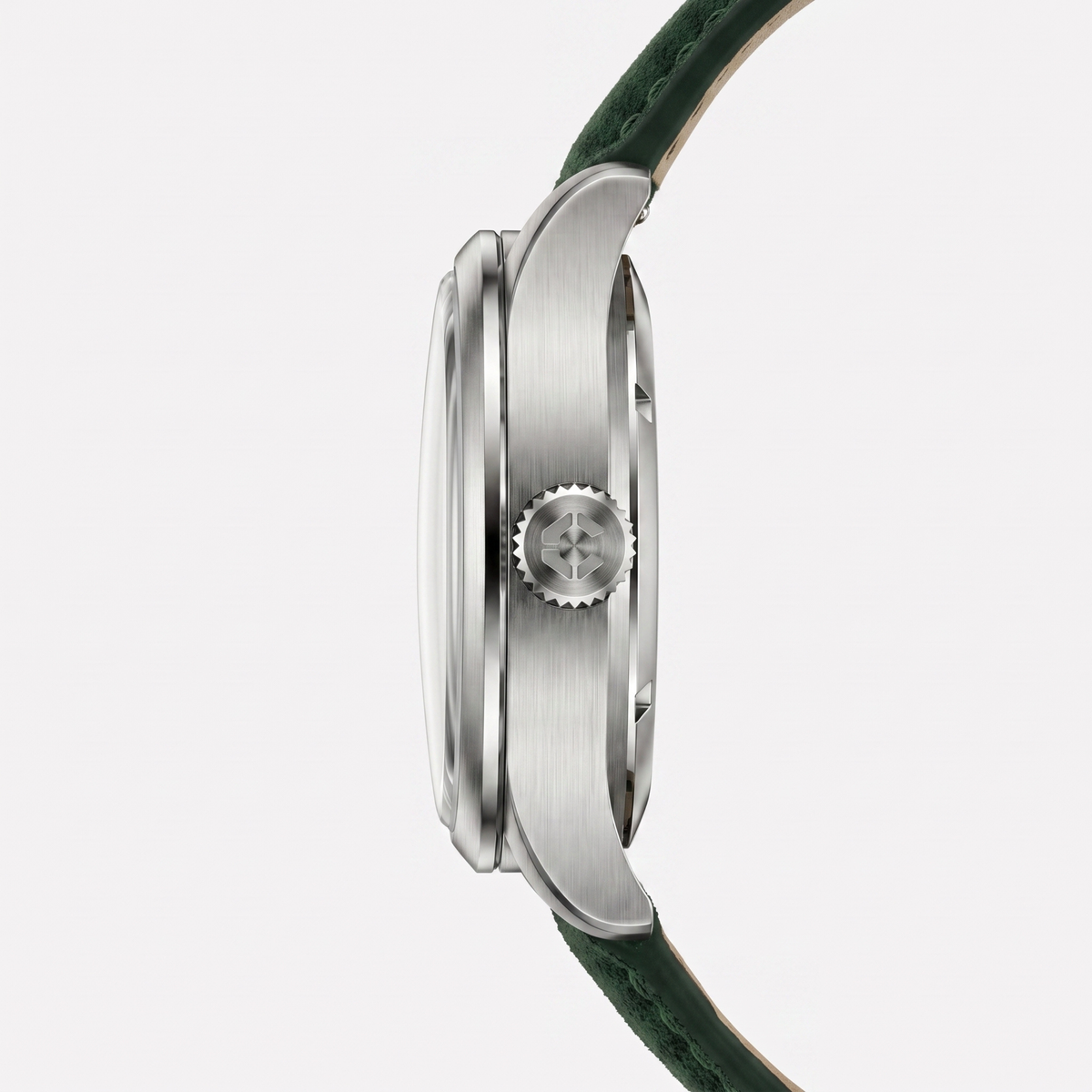 Cypher Legacy Evergreen — Vintage Domed Dress Watch, Green Dial — 5