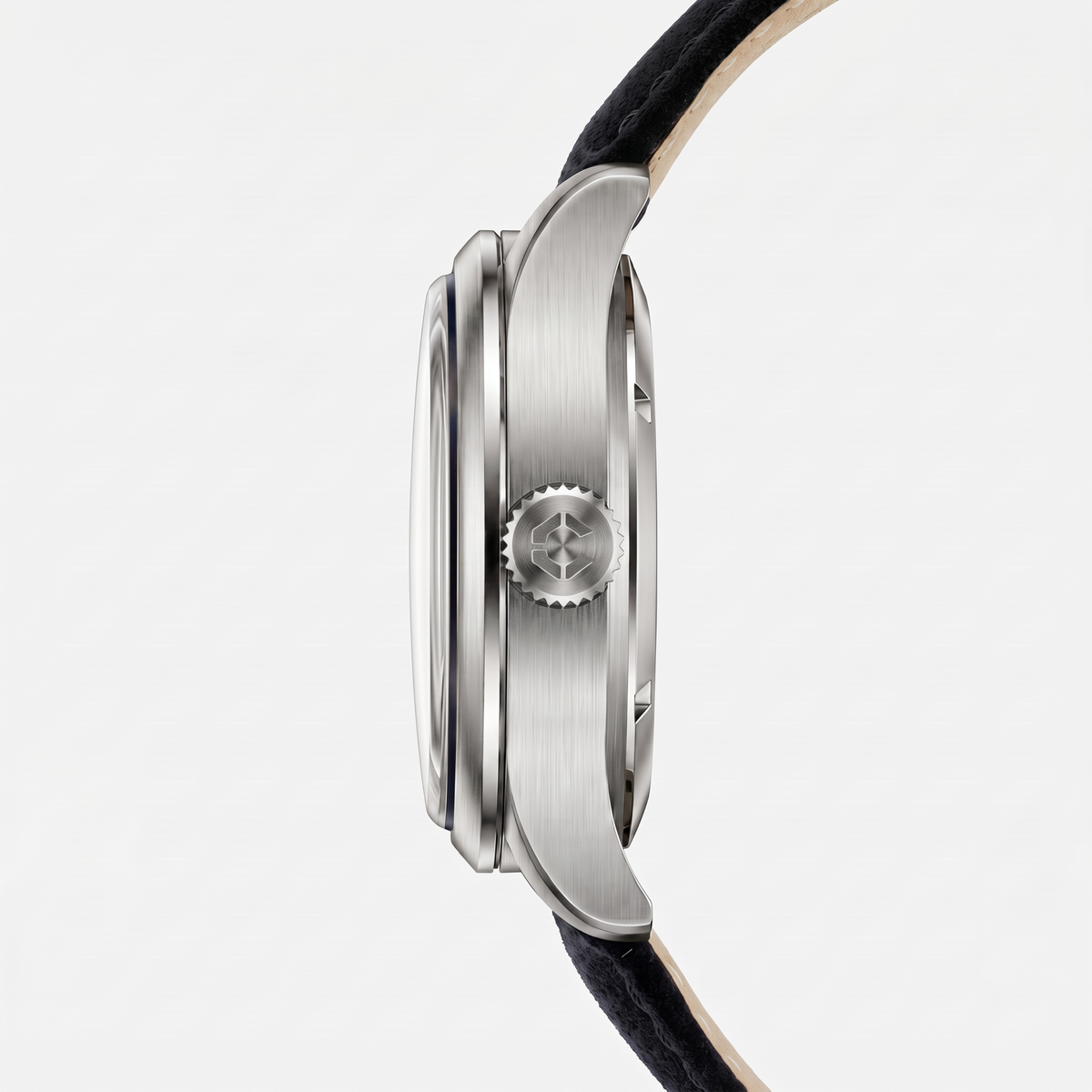 Cypher Legacy Obsidian — Vintage Domed Dress Watch, Black Dial — 6